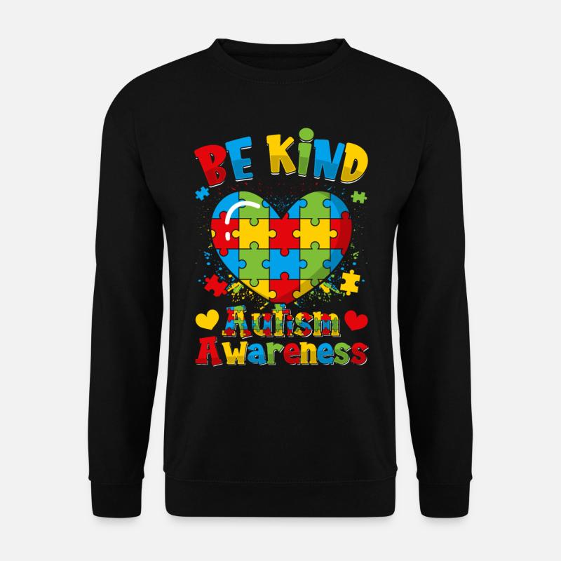 World autism Mom Dad - Unisex Sweatshirt - black
