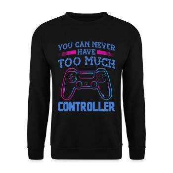 Joueur de jeu vidéo parfait - Sweat-shirt Unisexe - noir - Devant - Alina (178cm) & Michal (187cm)