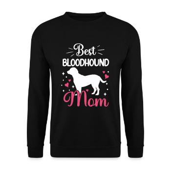 Best Hanoverian Scenthound Mom - Unisex Sweatshirt - black - Front - Alina (178cm) & Michal (187cm)