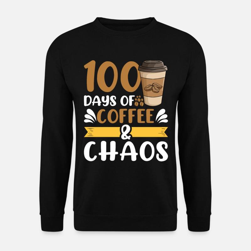 100 Days of Coffee - Unisex Sweatshirt - black