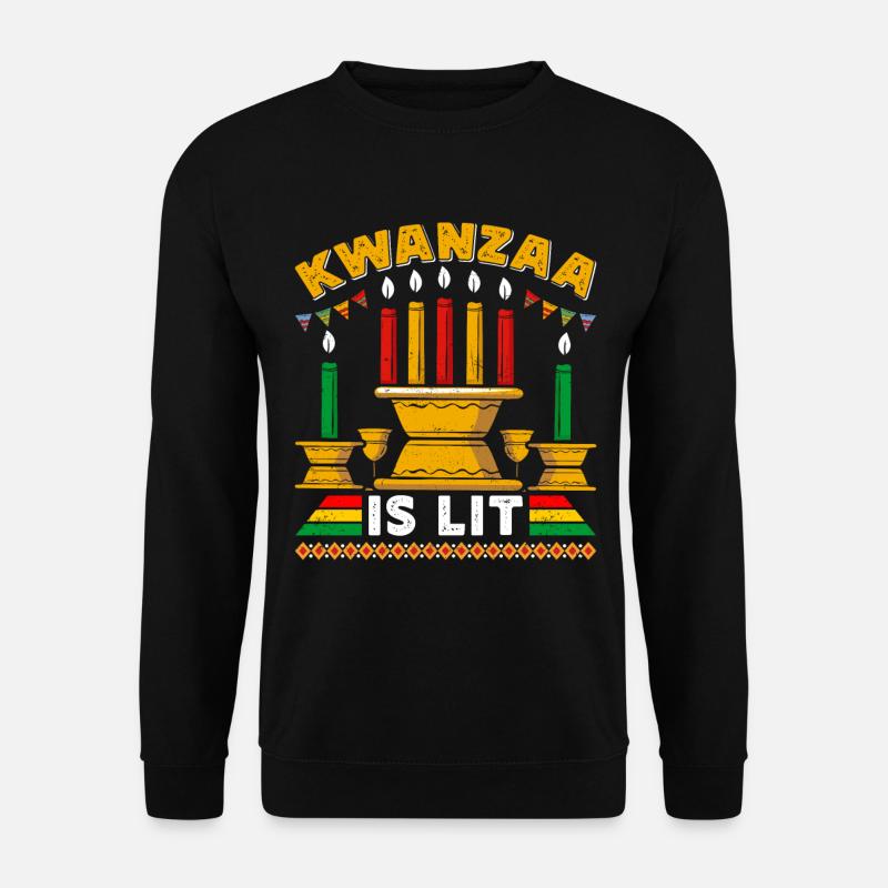 Kwanzaa history Month - Unisex Pullover - Schwarz