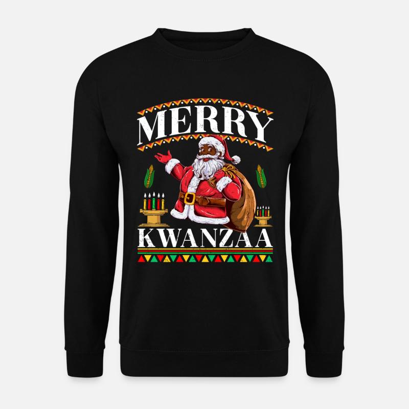 Merry Kwanzza - Unisex Sweatshirt - black