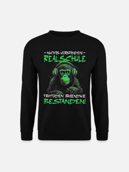 Realschule bestanden - Schulabschluss - Unisex Pullover - Schwarz