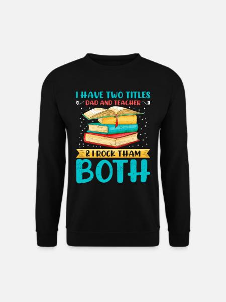 Book Reading Teacher Librarian Reader - Unisex Sweatshirt - black