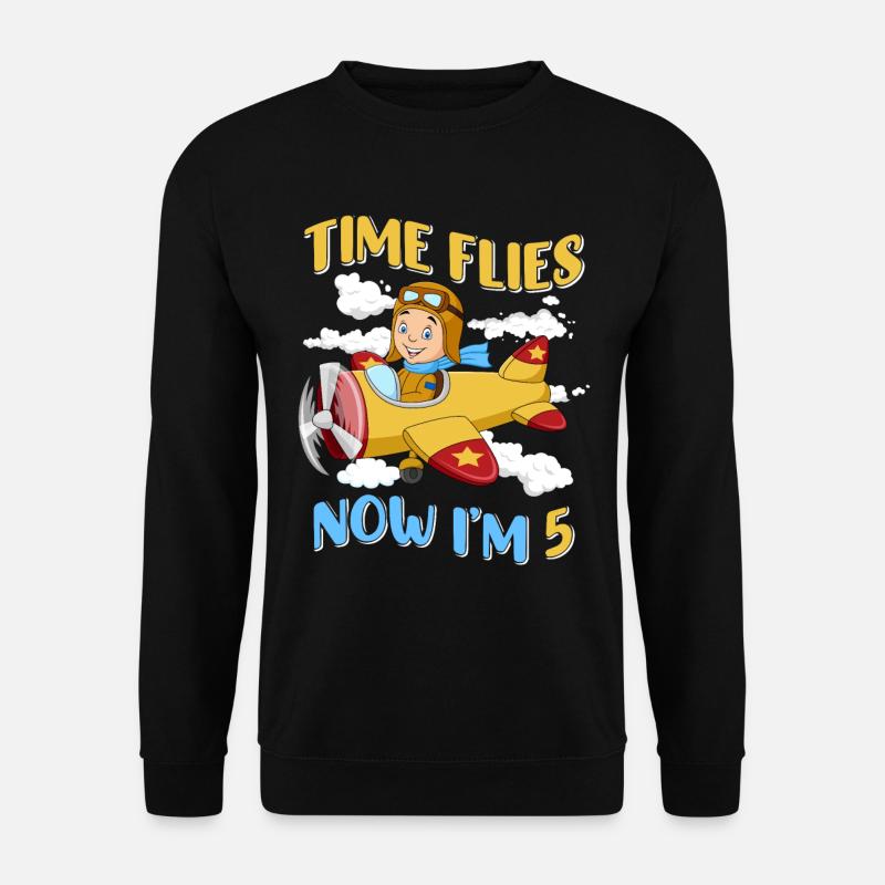 Now i'm 5 - Unisex Sweatshirt - black