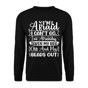 Beading Designs for Beader - Unisex Sweatshirt - black - Front - Alina (178cm) & Michal (187cm)