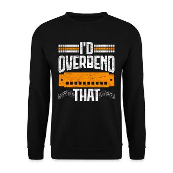 Harmonica harmonica player - Unisex Sweatshirt - black - Front - Alina (178cm) & Michal (187cm)