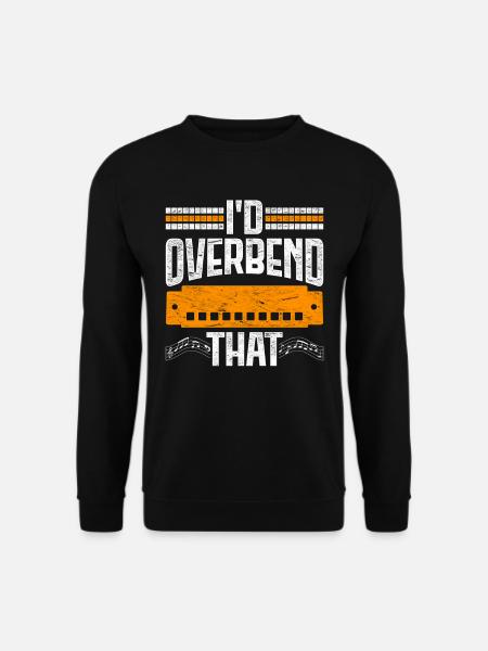 Harmonica harmonica player - Unisex Sweatshirt - black