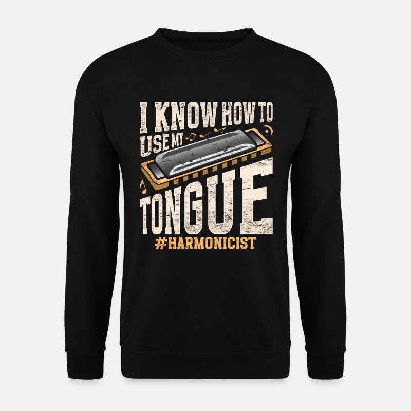Harmoniciste - Sweat-shirt Unisexe - noir