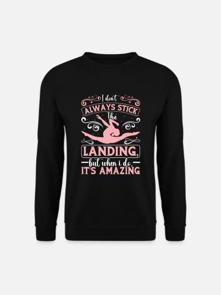 Gymnaste drôle d’entraînement - Sweat-shirt Unisexe - noir