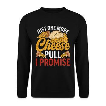 Pizza maker Pizzaiolo - Unisex Sweatshirt - black - Front - Alina (178cm) & Michal (187cm)