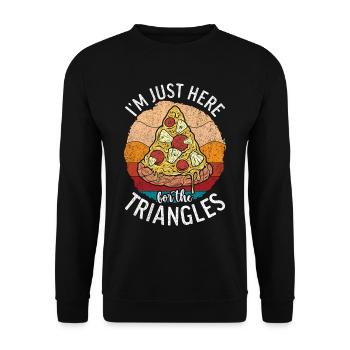 Pizza maker Pizzaiolo - Unisex Sweatshirt - black - Front - Alina (178cm) & Michal (187cm)