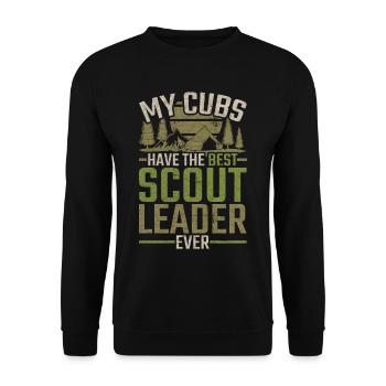 Guide scout Groupe scout - Sweat-shirt Unisexe - noir - Devant - Alina (178cm) & Michal (187cm)