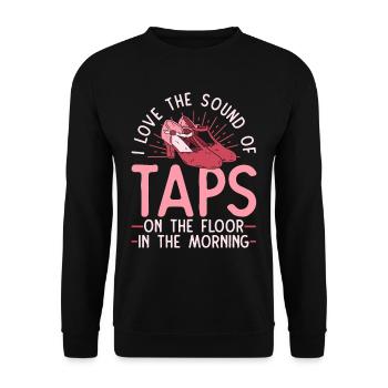 Tap Dance Tap Dancer Tap Dancer - Unisex Sweatshirt - black - Front - Alina (178cm) & Michal (187cm)