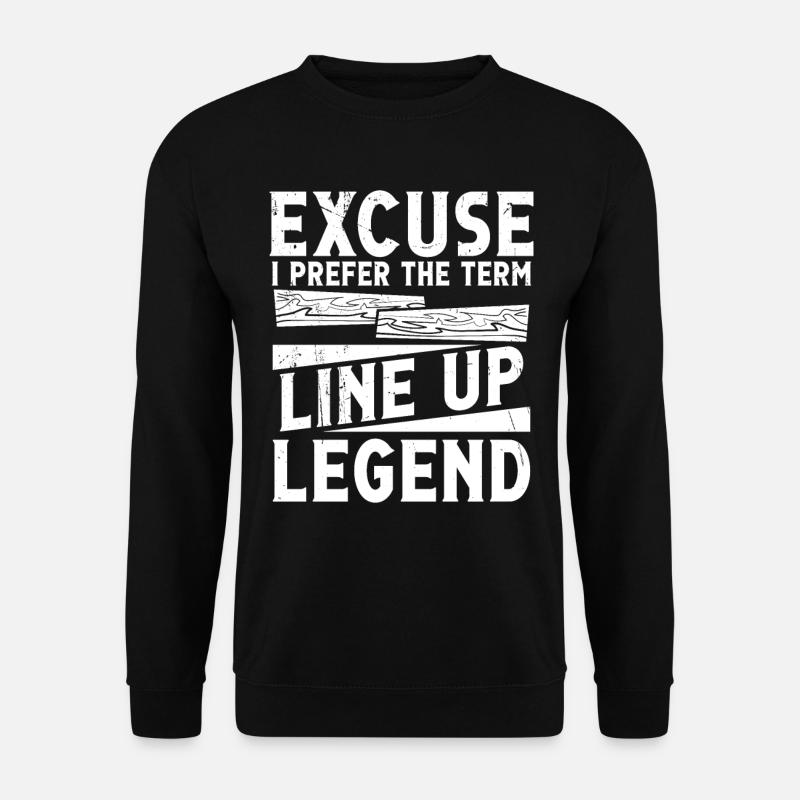 Installation au sol - Sweat-shirt Unisexe - noir