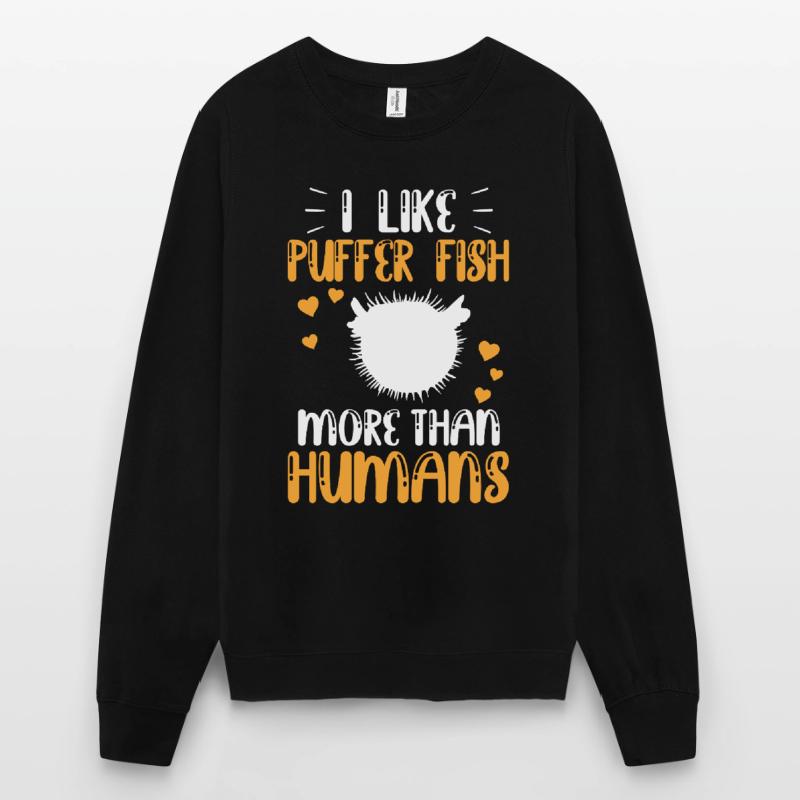 Le poisson-globe ressemble davantage à un poisson-globe géant Sweat-shirt Unisexe