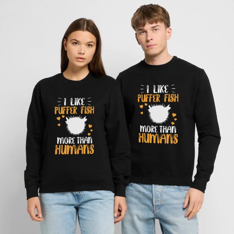 Le poisson-globe ressemble davantage à un poisson-globe géant Sweat-shirt Unisexe