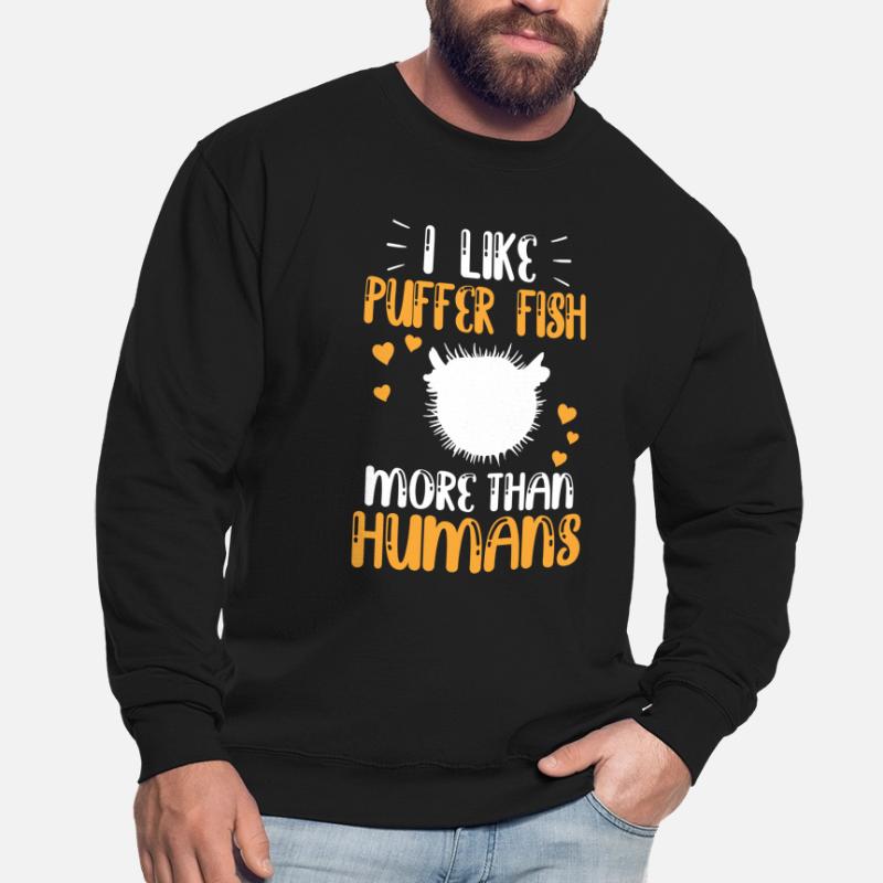 Le poisson-globe ressemble davantage à un poisson-globe géant Sweat-shirt Unisexe