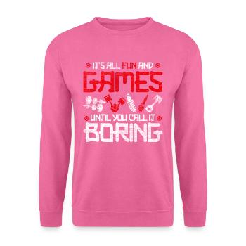 Sport automobile Tuning Auto - Sweat-shirt Unisexe - rose - Devant