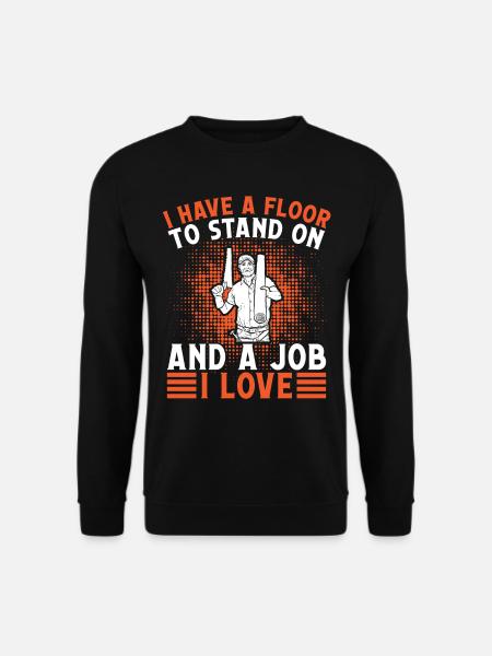 Floor installation - Unisex Sweatshirt - black