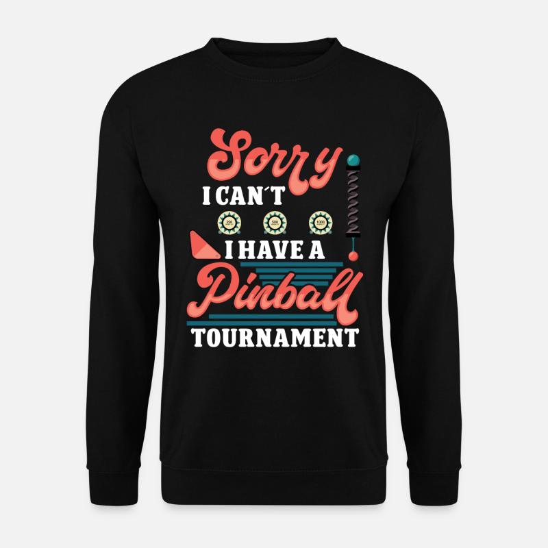 Conception de flipper amusante - Sweat-shirt Unisexe - noir
