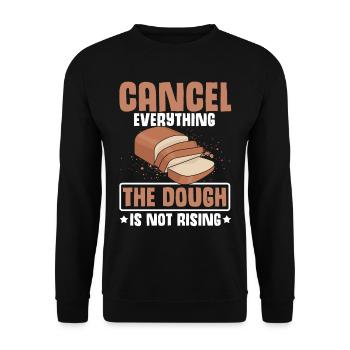 Drôle de vêtements de cuisson au pain aux bananes - Sweat-shirt Unisexe - noir - Devant - Alina (178cm) & Michal (187cm)