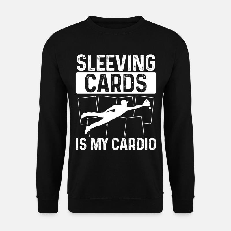 Funny Baseball Card Design - Unisex Sweatshirt - black