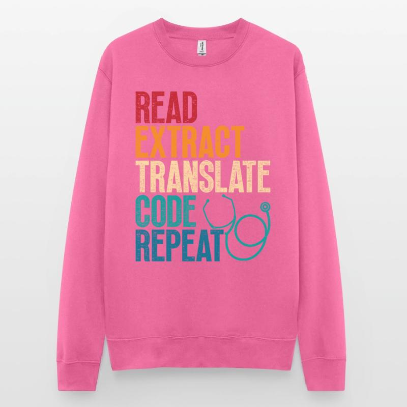 Coding Specialist Medical Encoder Unisex Sweatshirt