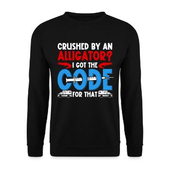 Kodierfachkraft I Got The Code For That - Unisex Pullover - Schwarz - Vorne - Alina (178cm) & Michal (187cm)