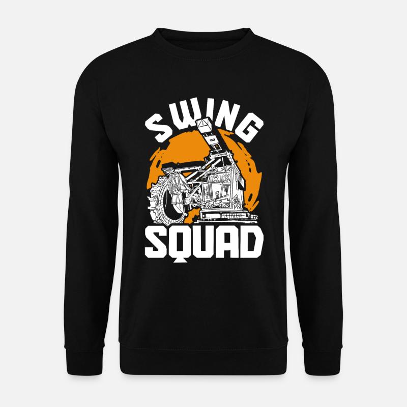 Baggerfahrer Swing Squad - Unisex Pullover - Schwarz