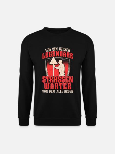 Legendärer Straßenwärter Straßenbauer - Unisex Pullover - Schwarz
