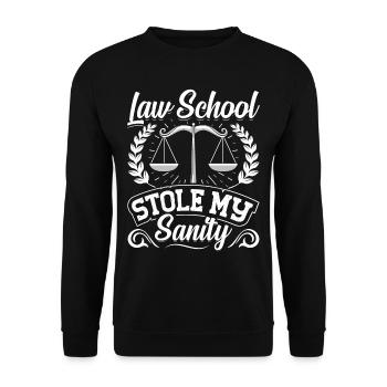 Doctorate Degree great - Unisex Pullover - Schwarz - Vorne - Alina (178cm) & Michal (187cm)