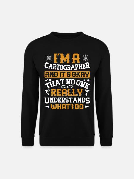 Cartographers - Unisex Sweatshirt - black