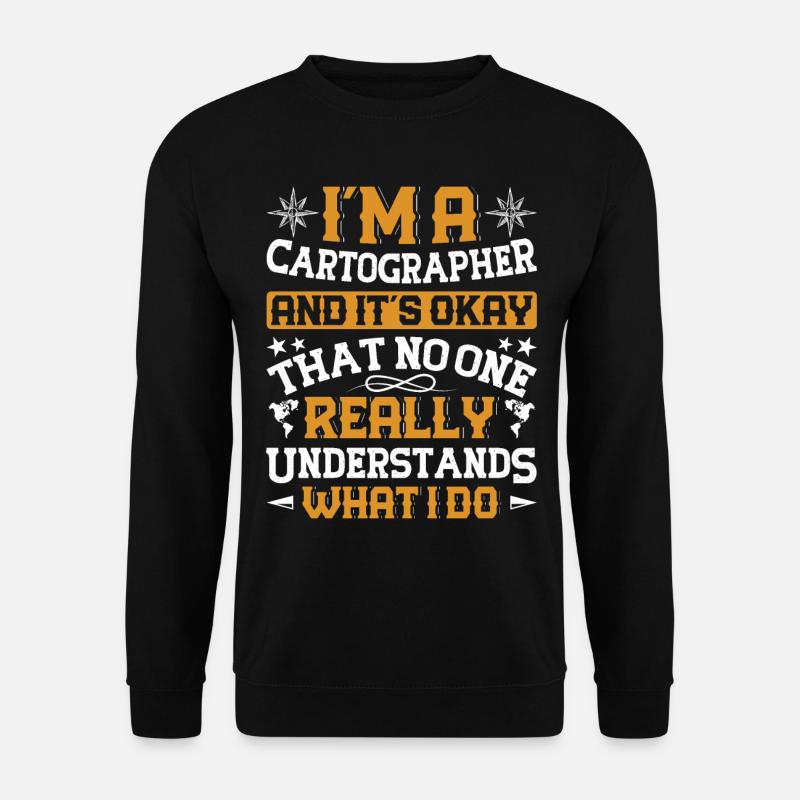 Cartographers - Unisex Pullover - Schwarz