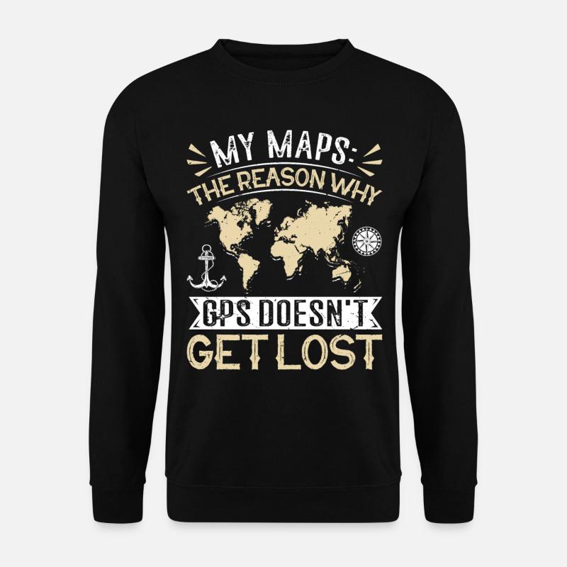 Cartographers - Unisex Pullover - Schwarz