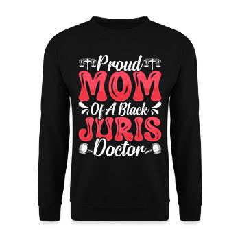 Doctorate Degree great - Unisex Pullover - Schwarz - Vorne - Alina (178cm) & Michal (187cm)