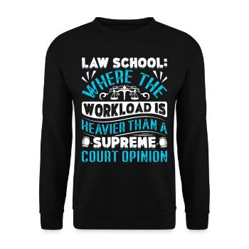 Doctorat Grand Diplôme - Sweat-shirt Unisexe - noir - Devant - Alina (178cm) & Michal (187cm)