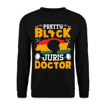 Doctorate Degree great - Unisex Pullover - Schwarz - Vorne - Alina (178cm) & Michal (187cm)
