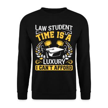 Doctorat Grand Diplôme - Sweat-shirt Unisexe - noir - Devant - Alina (178cm) & Michal (187cm)