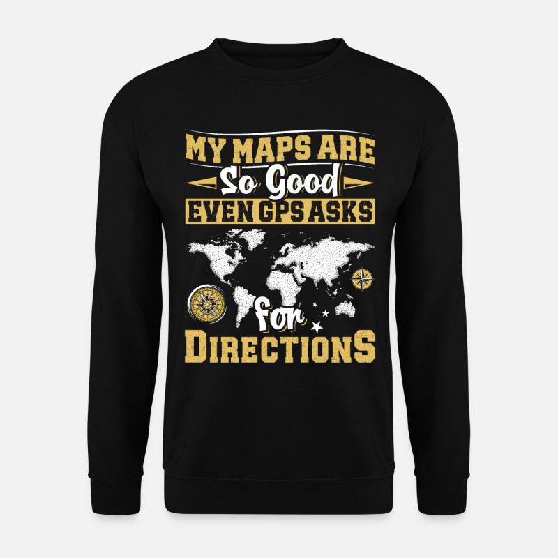 Cartographers - Unisex Sweatshirt - black