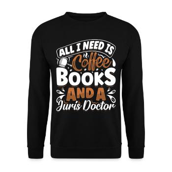Doctorate Degree great - Unisex Pullover - Schwarz - Vorne - Alina (178cm) & Michal (187cm)