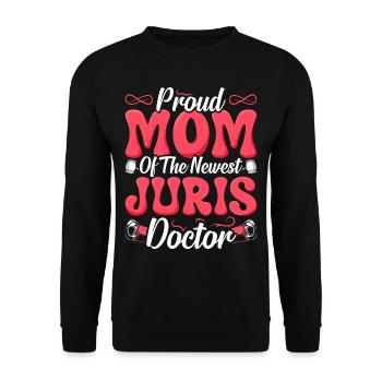 Doctorat Grand Diplôme - Sweat-shirt Unisexe - noir - Devant - Alina (178cm) & Michal (187cm)