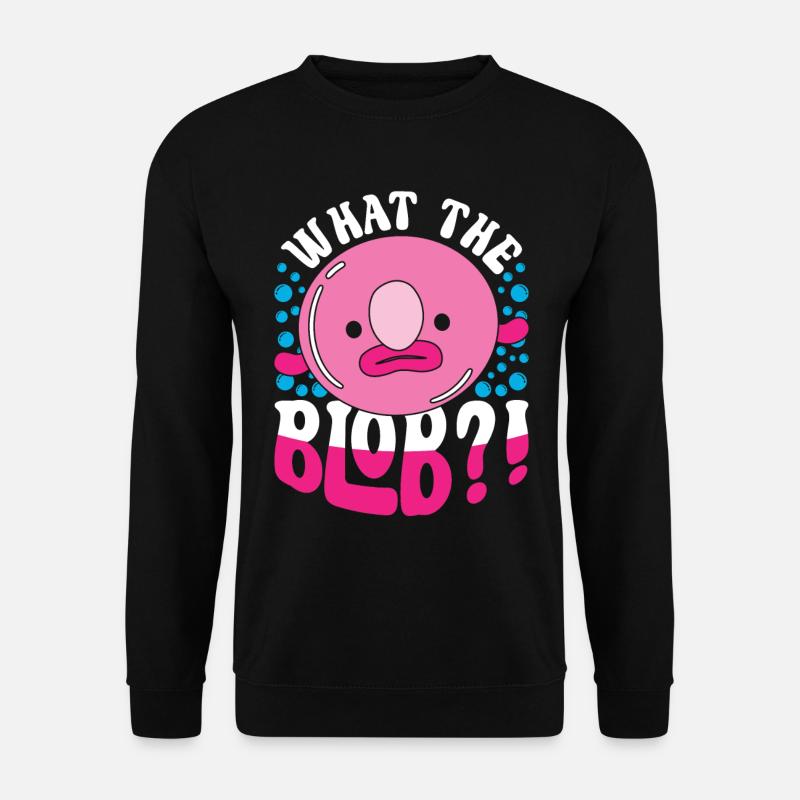 Blobfisch Qu’est-ce que le blob?! - Sweat-shirt Unisexe - noir