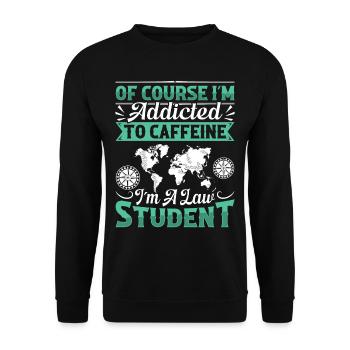 Doctorate Degree great - Unisex Pullover - Schwarz - Vorne - Alina (178cm) & Michal (187cm)