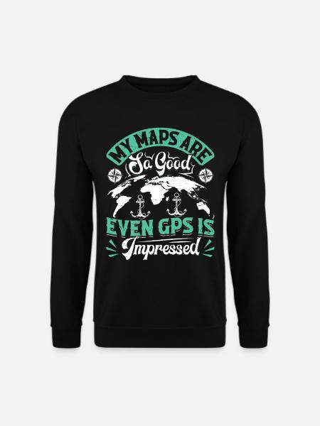 Cartographers - Unisex Sweatshirt - black