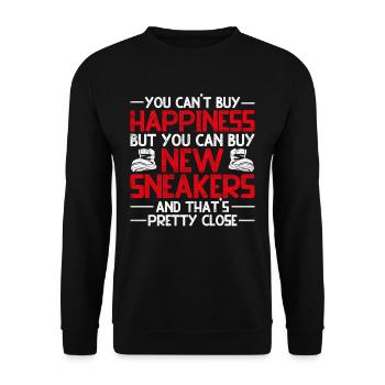 Sneaker Collector Shoe Collector - Unisex Sweatshirt - black - Front - Alina (178cm) & Michal (187cm)
