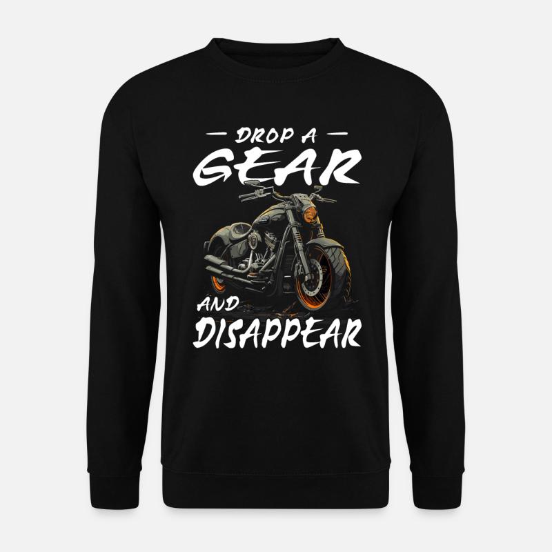 Motorrad | Motorradfahrer & Biker Spüche - Unisex Pullover - Schwarz
