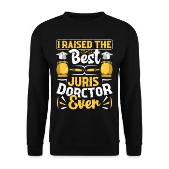 Doctorate Degree great - Unisex Pullover - Schwarz - Vorne - Alina (178cm) & Michal (187cm)