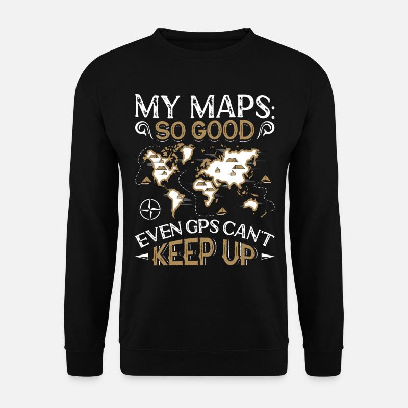 Cartographers - Unisex Sweatshirt - black