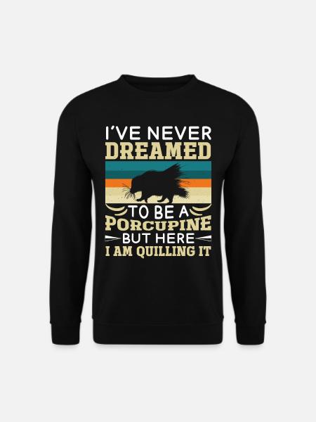 Love Porcupine - Unisex Sweatshirt - black